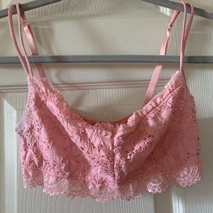 M Coral Lace Bralette for layering